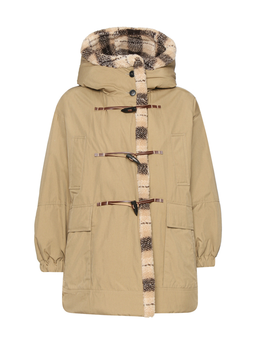 Weekend Max Mara Парка из смешанного хлопка с капюшоном