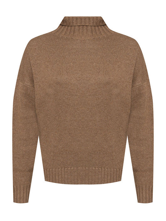 Max Mara Однотонный свитер из шерсти