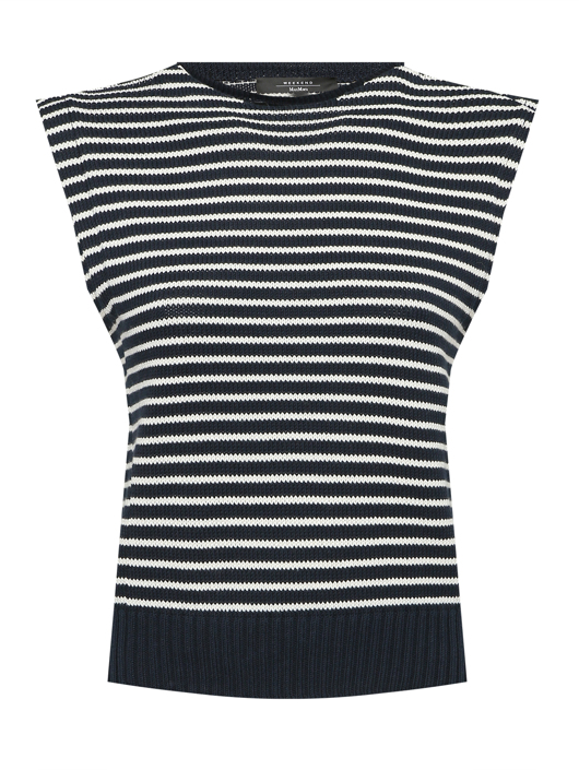 Weekend Max Mara Жилет трикотажный в полоску