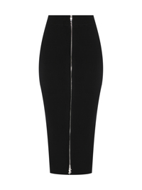 Sportmax Трикотажная юбка-миди на молнии