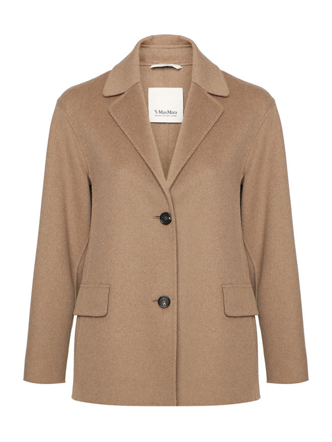 Max Mara Полупальто-жакет из шерсти