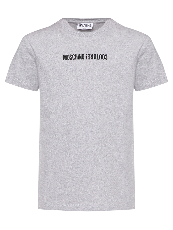 Moschino Футболка из хлопка с принтом
