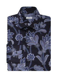Etro Рубашка из хлопка с узором пейсли