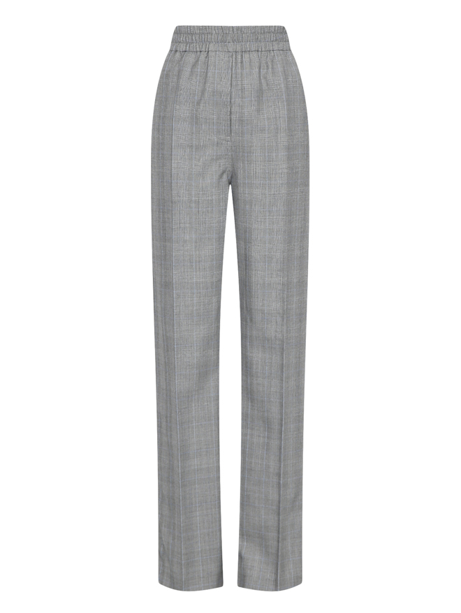Calvin Klein 205W39NYC Брюки из шерсти с узором и контрастной отделкой