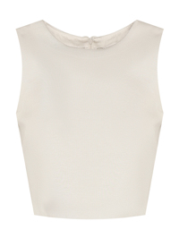 Max Mara Топ укороченный однотонный из вискозы