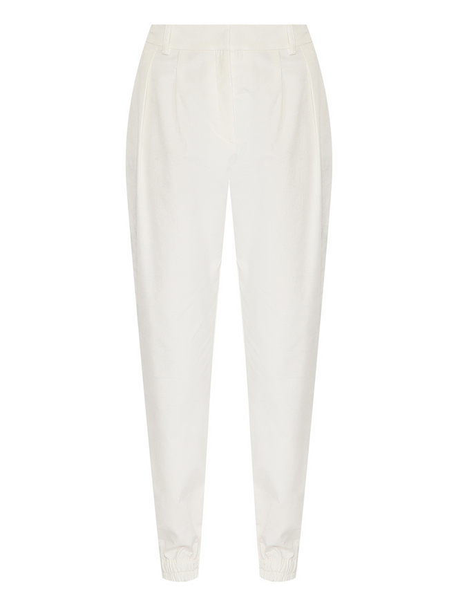 Ermanno Scervino Брюки из вельвета с защипами
