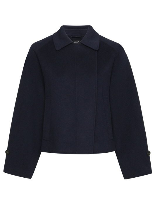 Weekend Max Mara Укороченное полупальто из шерсти
