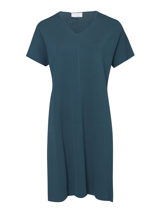 Marina Rinaldi Платье из вискозы с V-образным вырезом