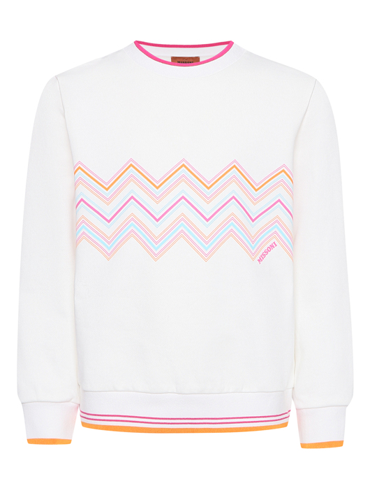 Missoni Толстовка из хлопка с принтом
