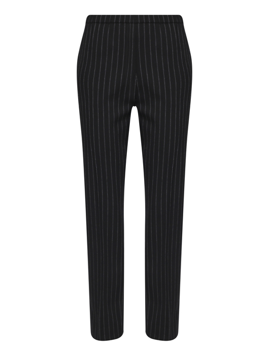 Sportmax Брюки из шерсти с узором полоска