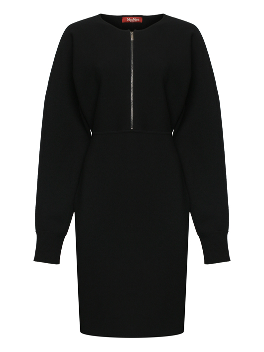 Max Mara Трикотажное платье на молнии