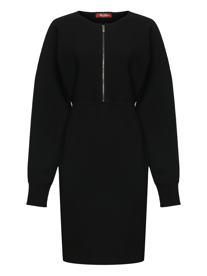 Max Mara Трикотажное платье на молнии