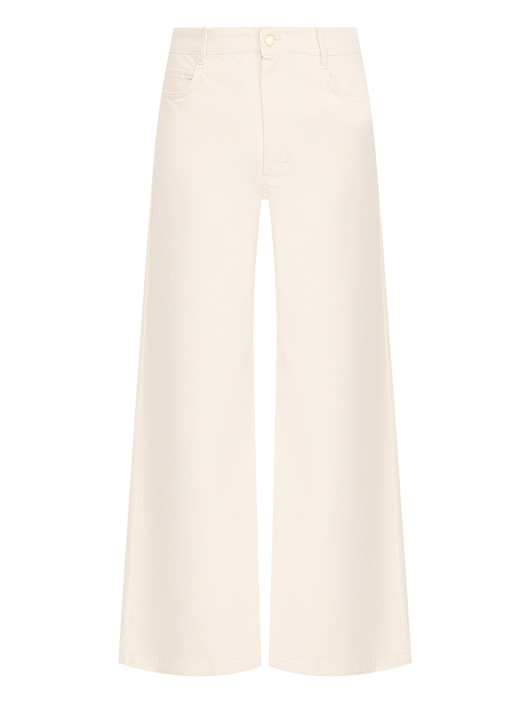 Max Mara Широкие джинсы из хлопка