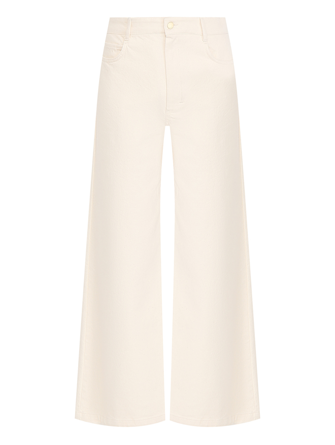 Max Mara Широкие джинсы из хлопка