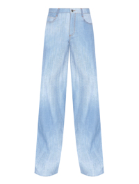 Ermanno Scervino Брюки широкого фасона из вискозы