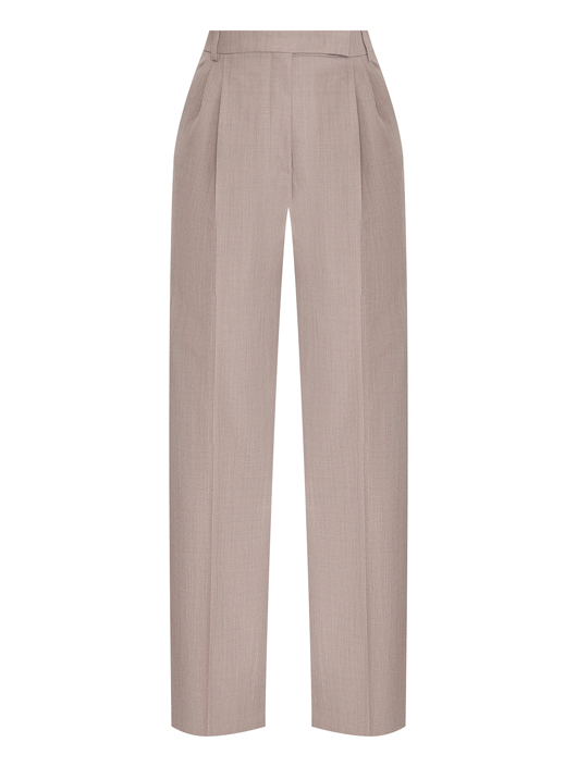 Max Mara Брюки из шерсти с защипами