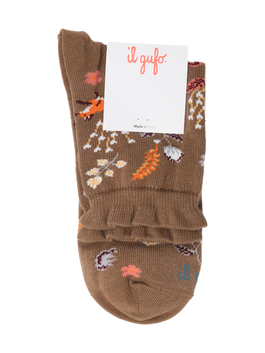 Il Gufo Хлопковые носки с узором