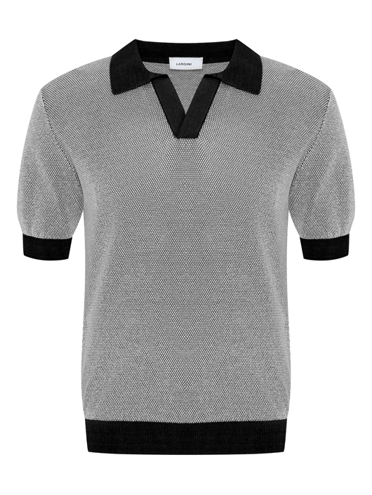 LARDINI Джемпер из хлопка с воротником