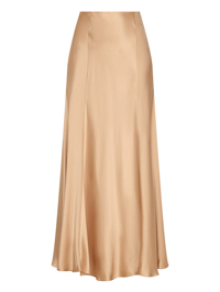 Alberta Ferretti Атласная юбка-макси на молнии