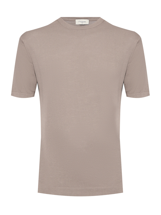 Piacenza Cashmere 1733 Футболка однотонная из хлопка