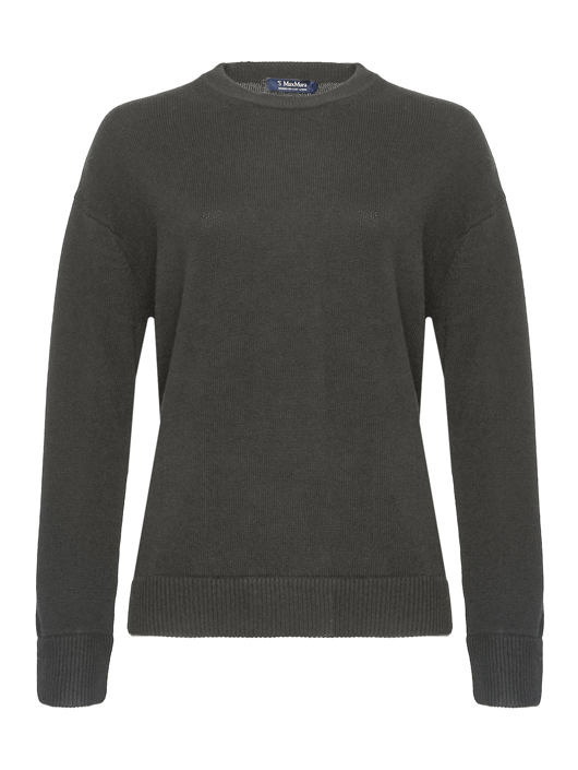 Max Mara Джемпер из шерсти с круглым вырезом