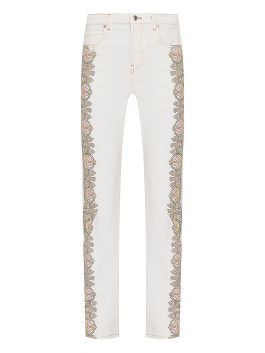 Etro Джинсы прямого кроя с узором