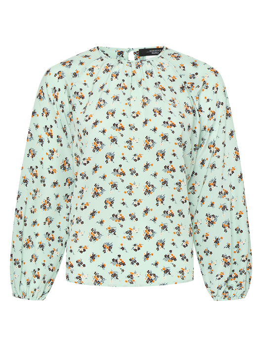 Weekend Max Mara Блуза из шелка с цветочным узором