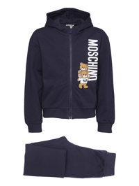 Moschino Трикотажный костюм из хлопка с принтом