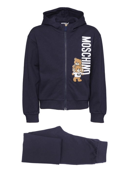 Moschino Трикотажный костюм из хлопка с принтом