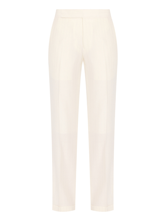 LARDINI Брюки из шерсти в полоску