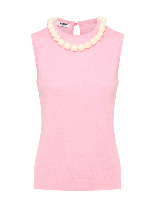 Moschino Cheap&Chic Топ из шерсти и хлопка