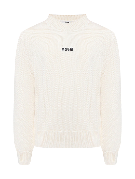MSGM Джемпер с контрастным логотипом