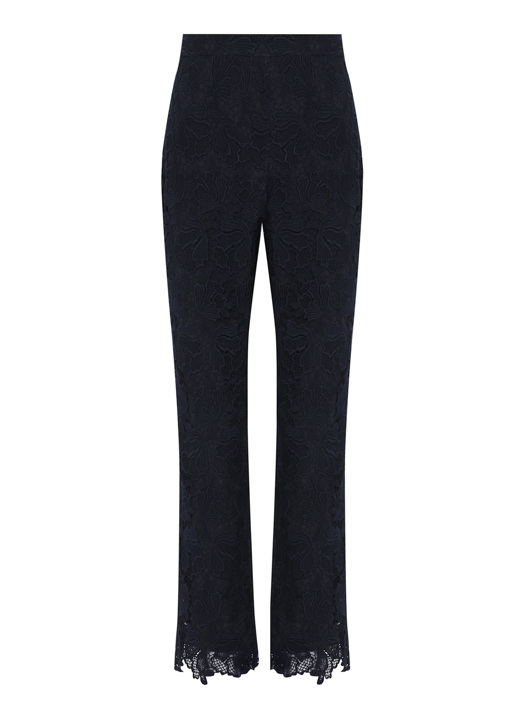 Max Mara Брюки из хлопка с кружевом