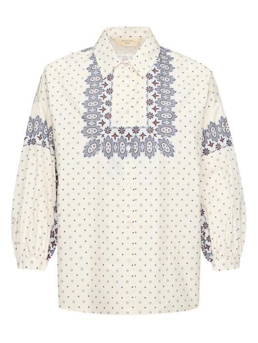 Weekend Max Mara Рубашка из хлопка с узором
