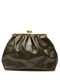 Weekend Max Mara Сумка из кожи с золотой фурнитурой