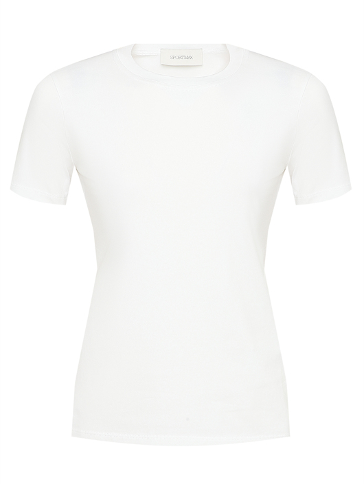 Sportmax Футболка из хлопка с круглым вырезом