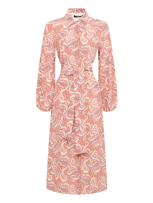 Weekend Max Mara Платье из шелка с узором
