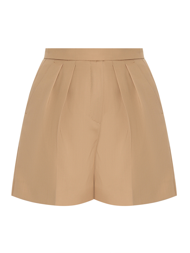 Max Mara Шорты однотонные из шерсти