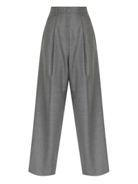 Weekend Max Mara Брюки однотонные из шерсти с защипами