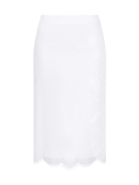 Max Mara Юбка из рами с вышивкой