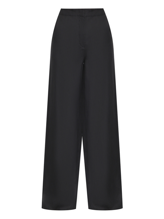 Max Mara Широкие брюки из льна