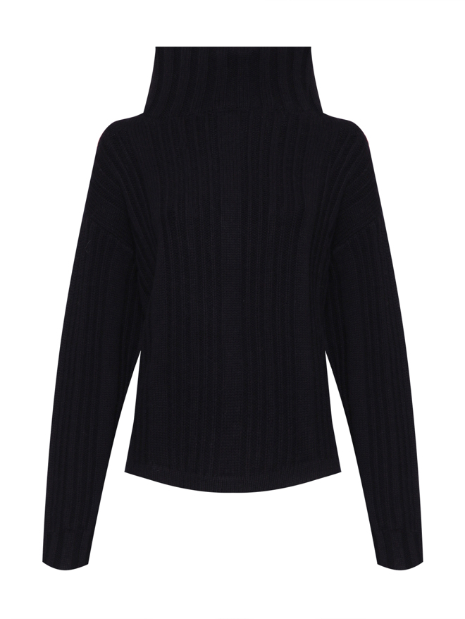Max Mara Базовый свитер из шерсти и кашемира