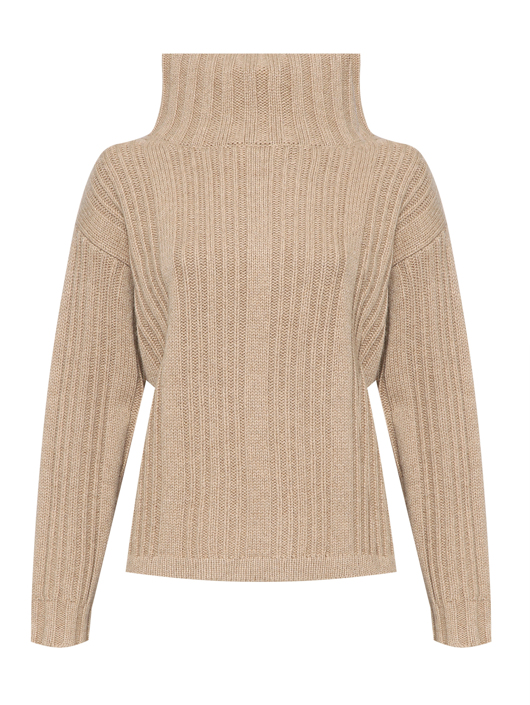 Max Mara Базовый свитер из шерсти и кашемира