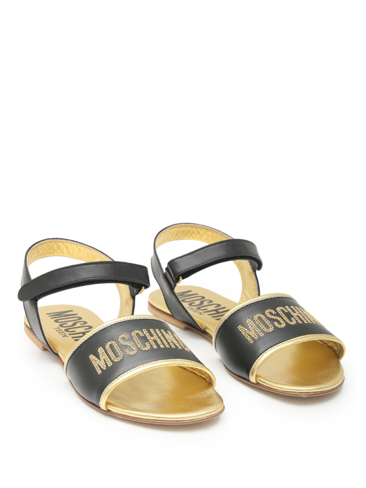 Moschino Босоножки на низком каблуке