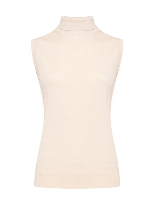 Sportmax Трикотажный топ из шерсти