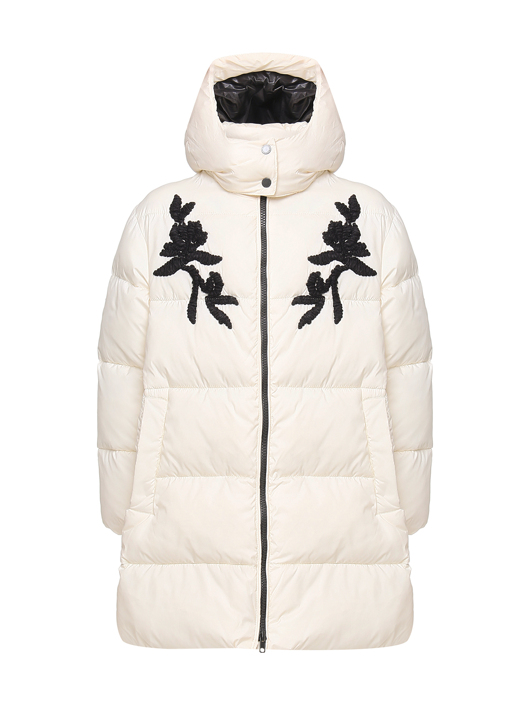 Ermanno Scervino Junior Утепленная куртка с капюшоном