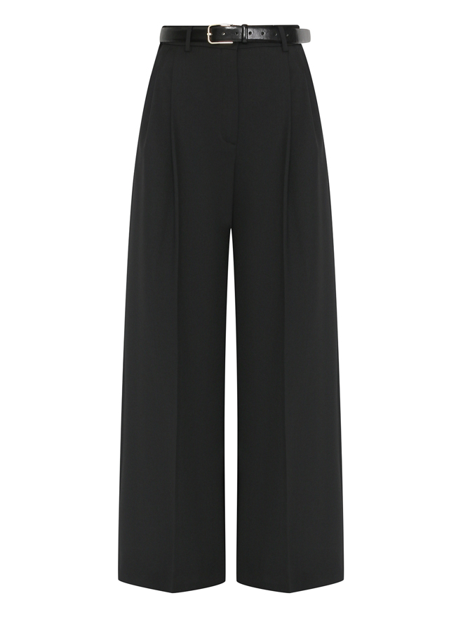 Weekend Max Mara Широкие брюки с защипами