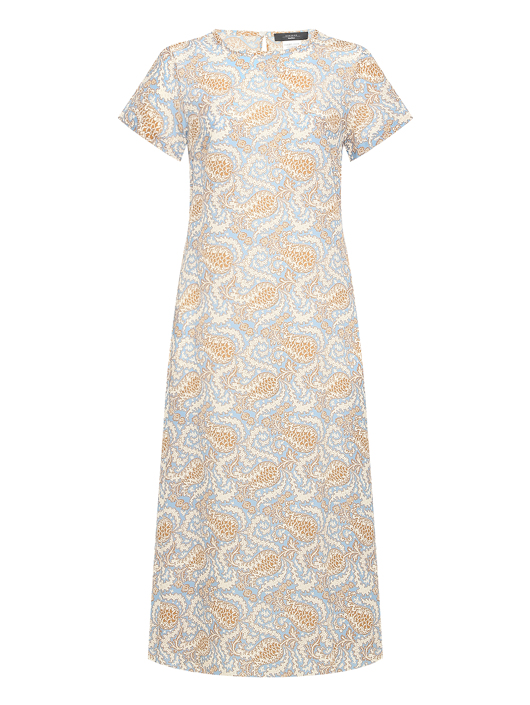 Weekend Max Mara Платье из шелка с узором