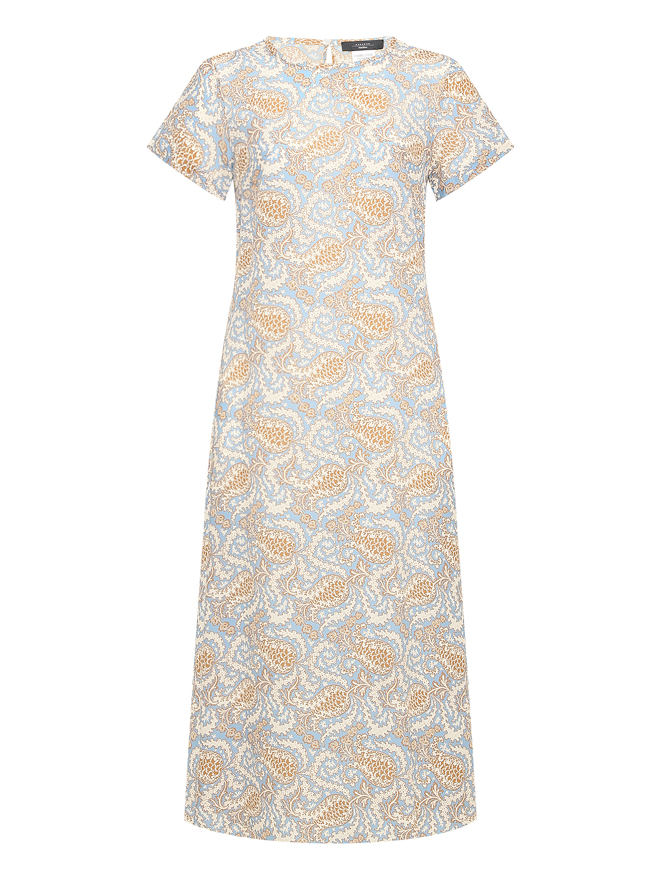 Weekend Max Mara Платье из шелка с узором