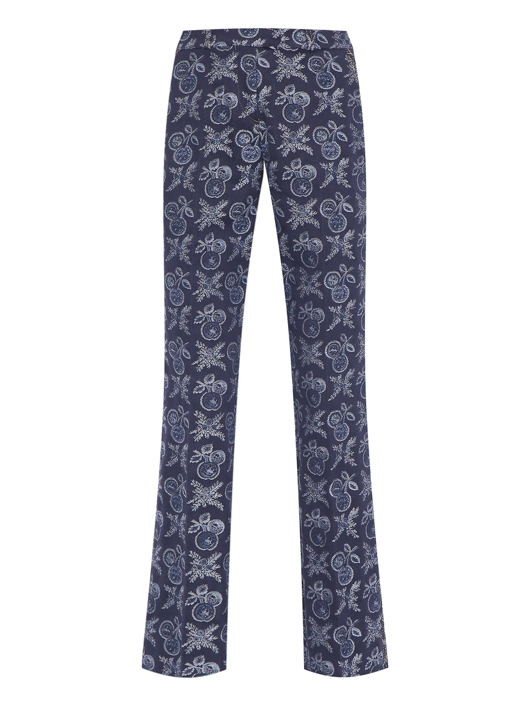 Etro Брюки прямого кроя с узором